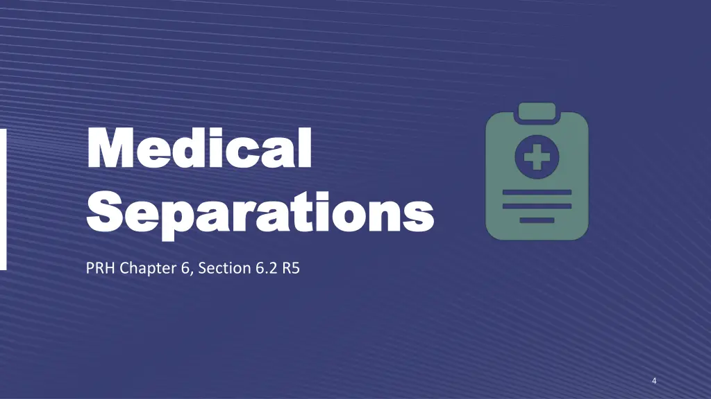 medical medical separations separations