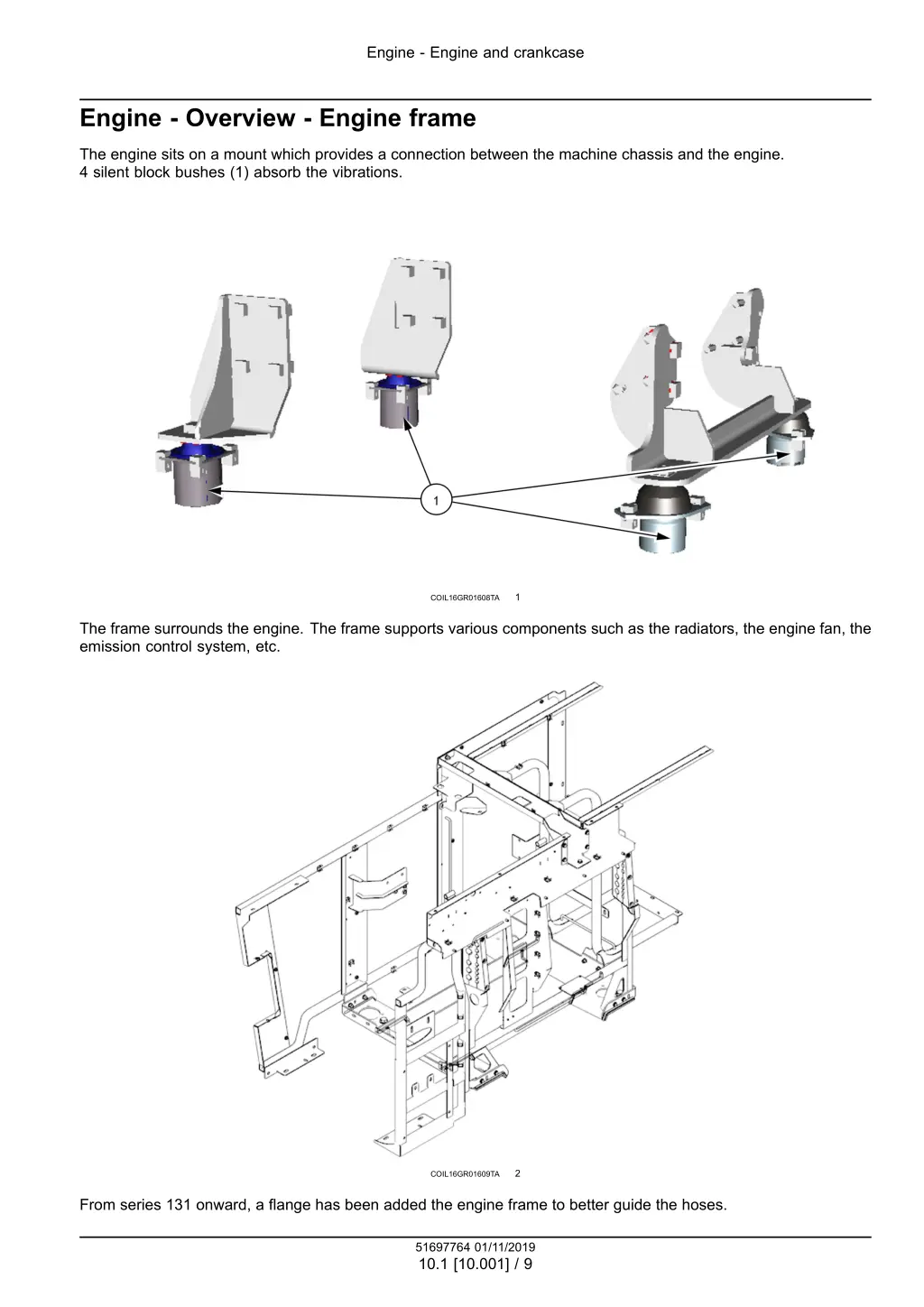 engine engine and crankcase 6