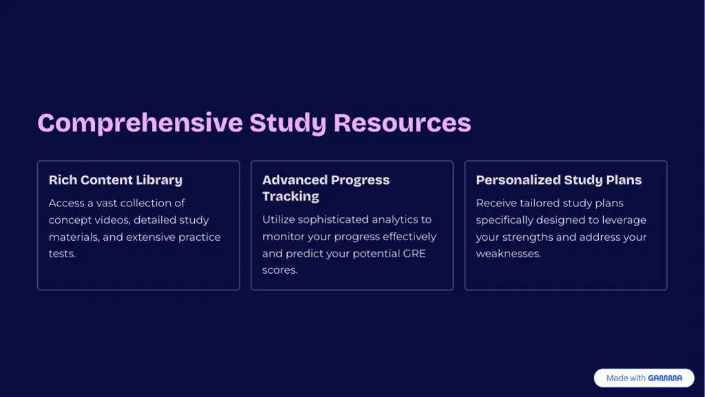 comprehensive study resources