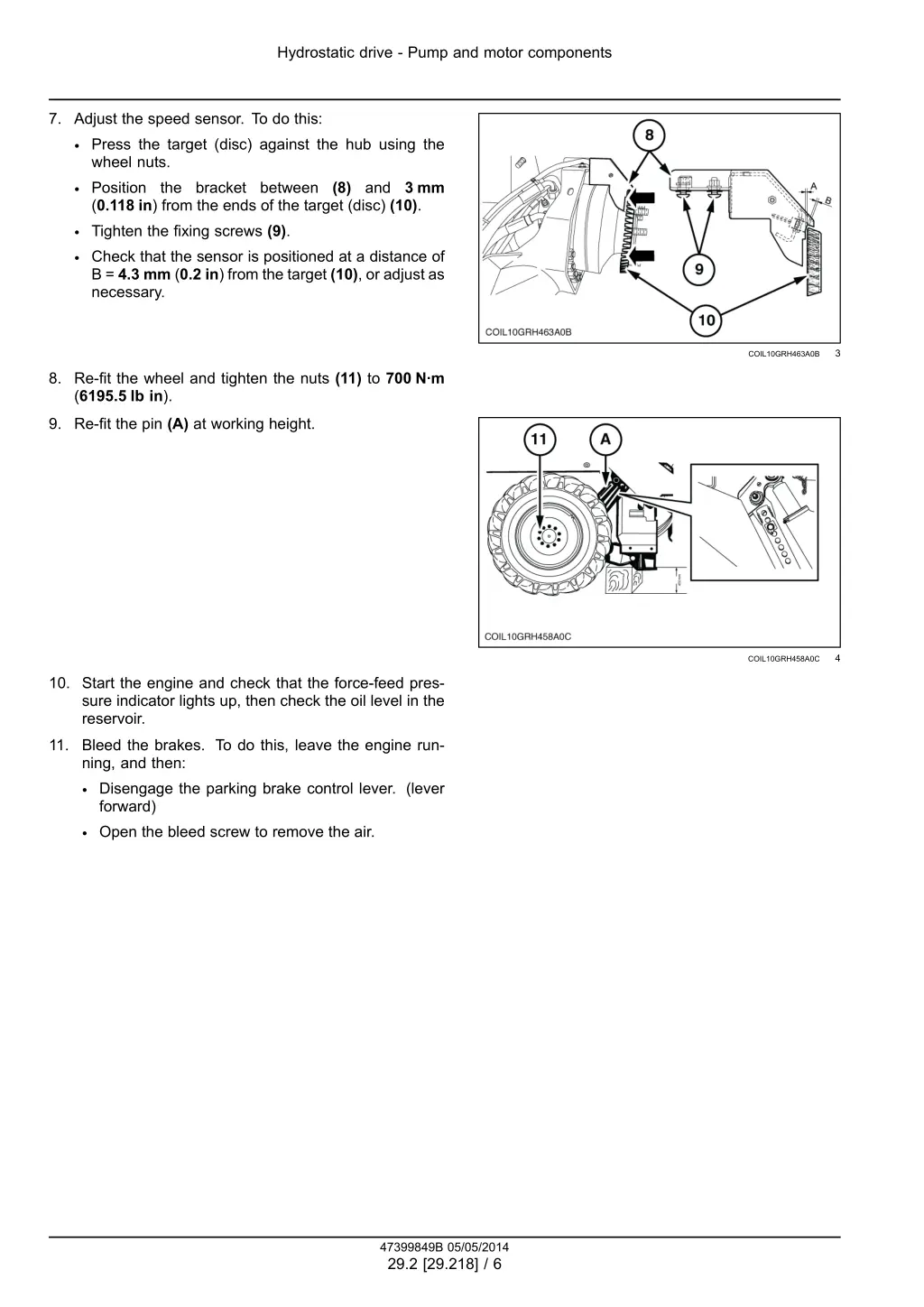 hydrostatic drive pump and motor components 3