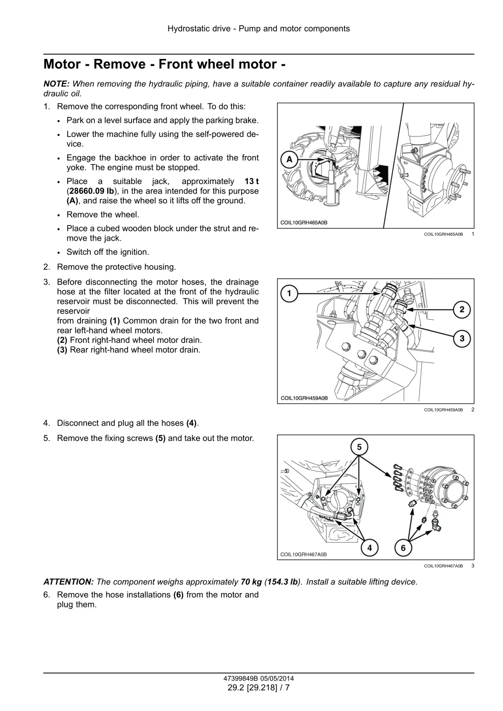 hydrostatic drive pump and motor components 4