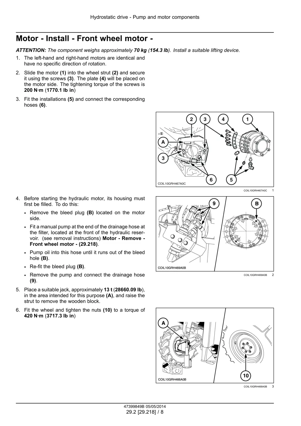 hydrostatic drive pump and motor components 5