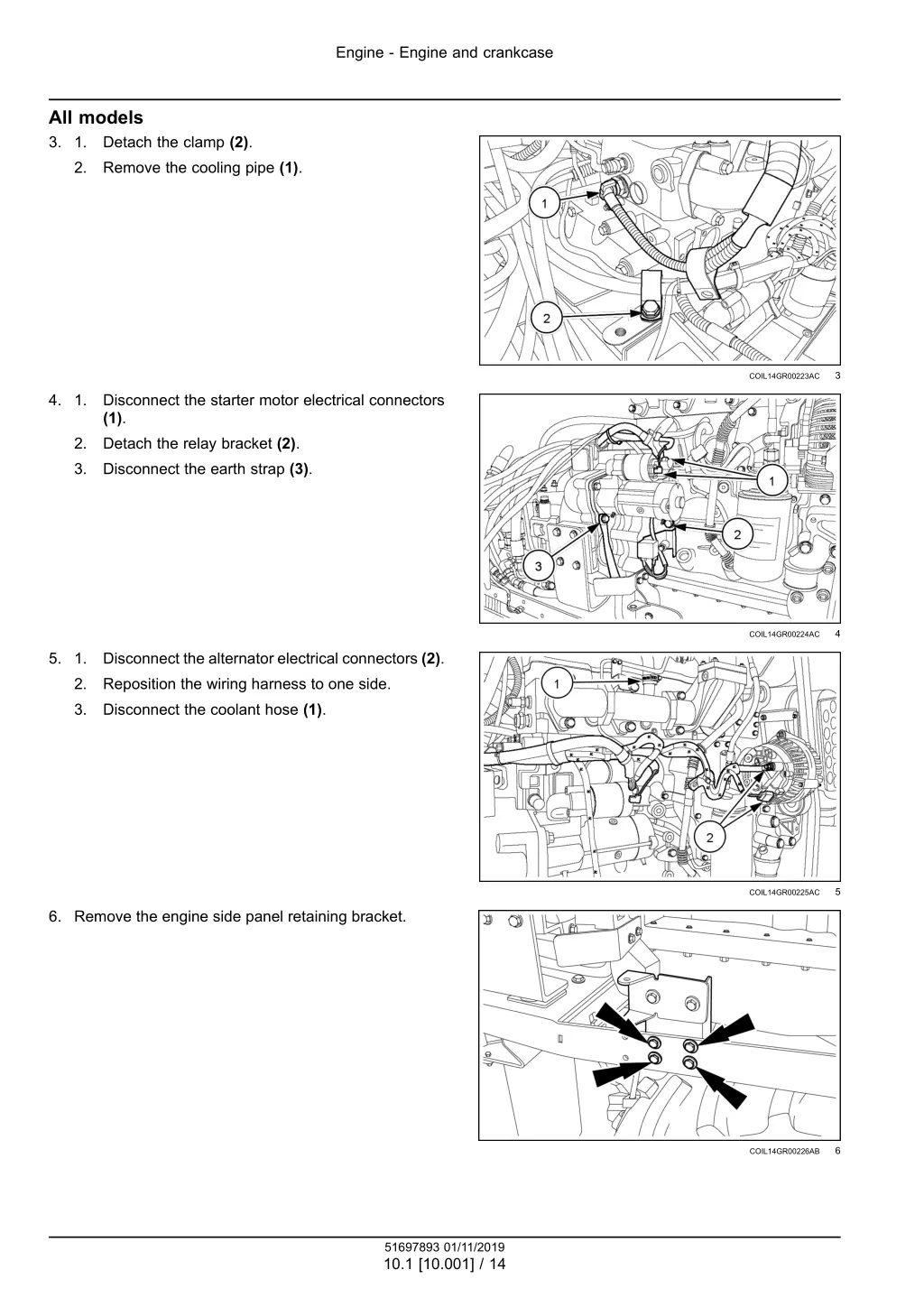 engine engine and crankcase 1