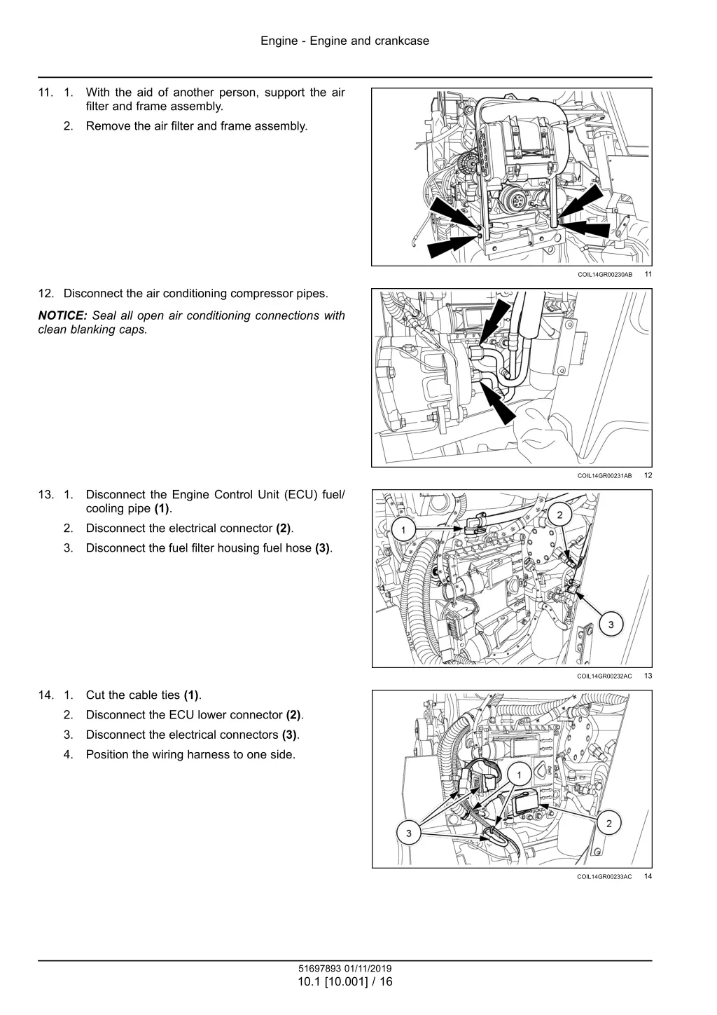 engine engine and crankcase 3