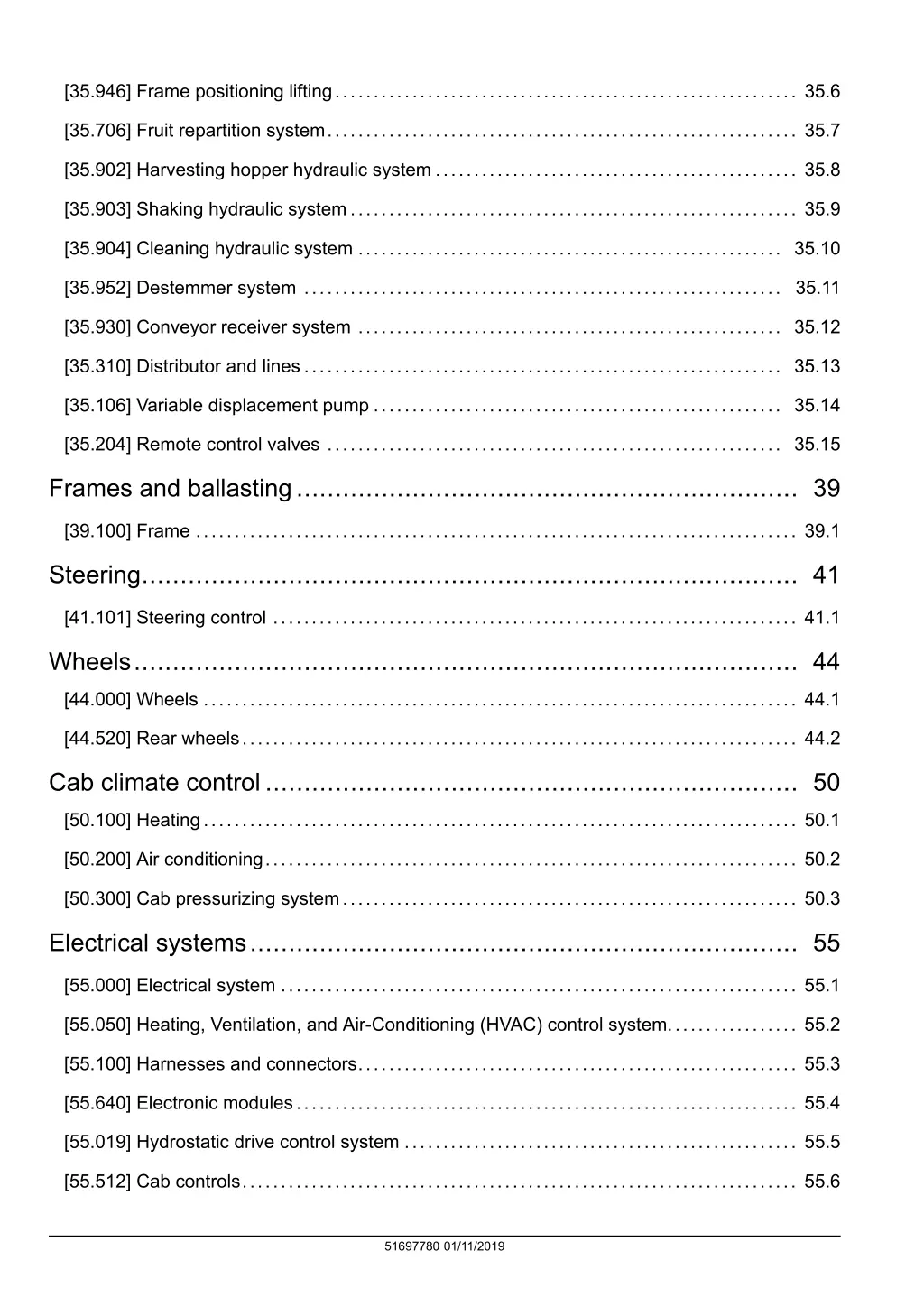 35 946 frame positioning lifting 35 6
