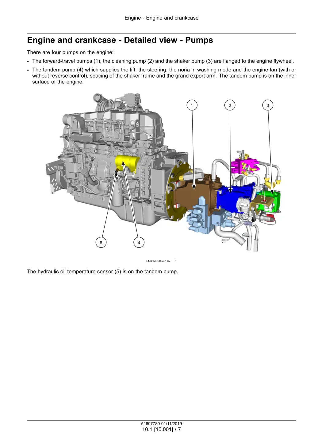 engine engine and crankcase 4