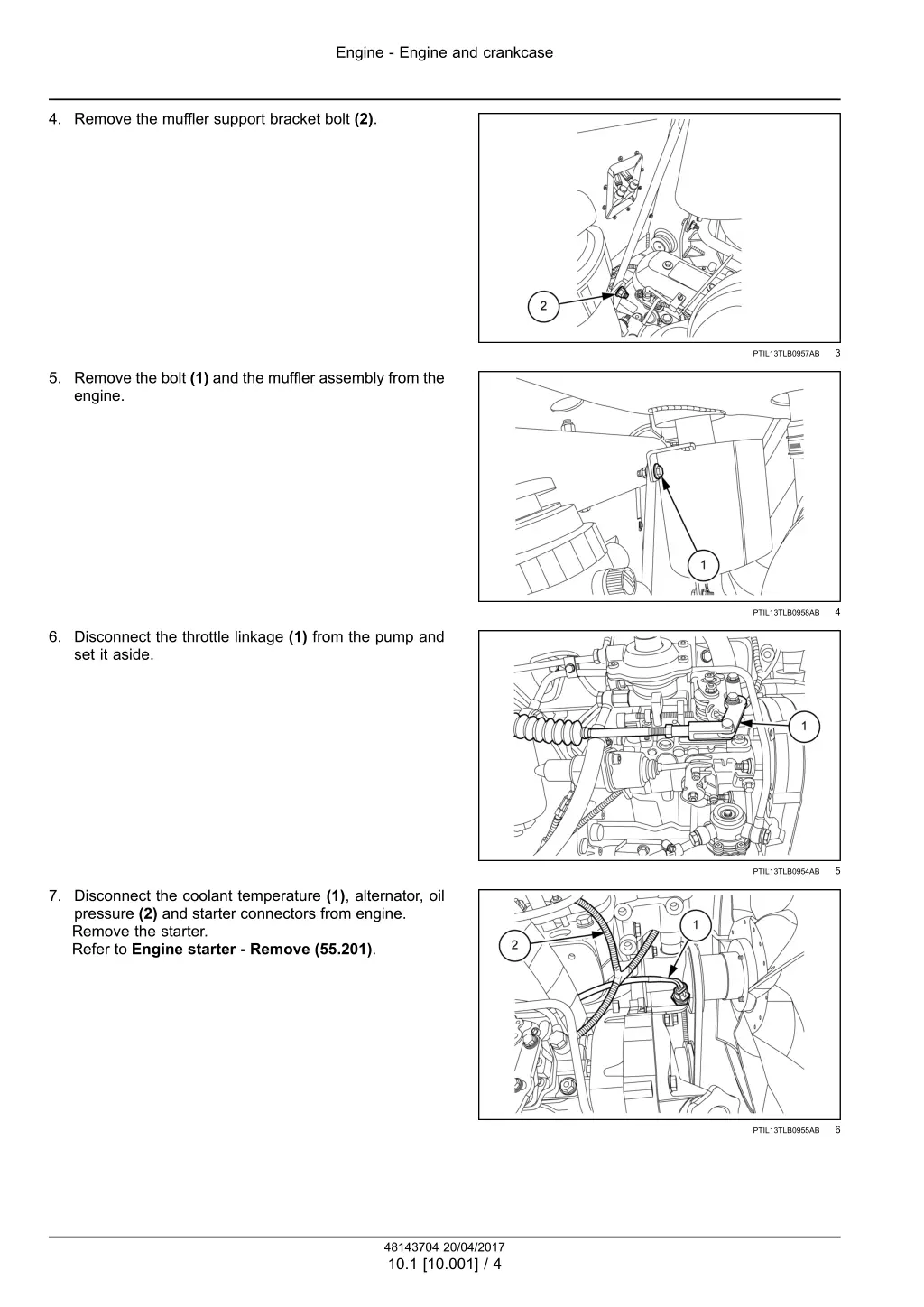 engine engine and crankcase 1