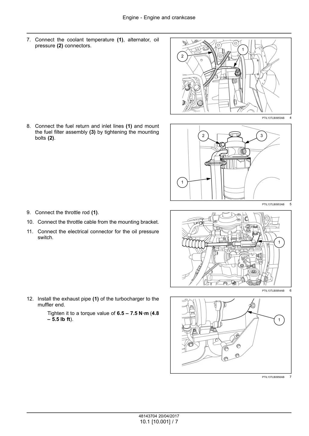 engine engine and crankcase 4