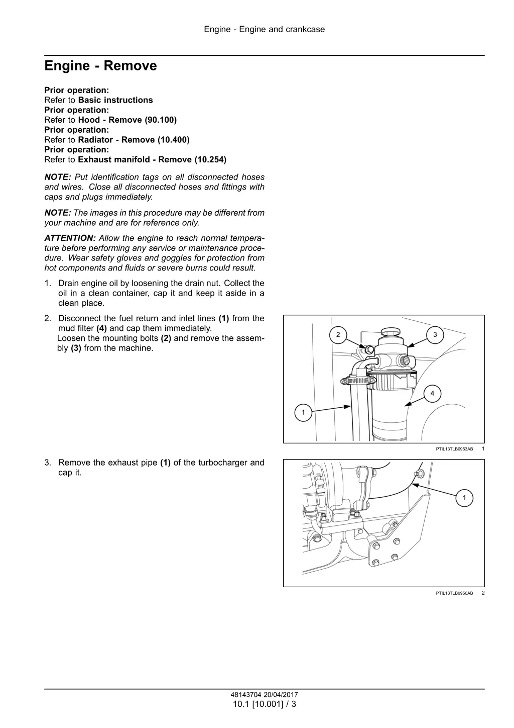 engine engine and crankcase