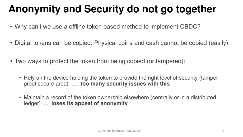 anonymity and security do not go together