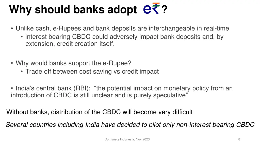 why should banks adopt