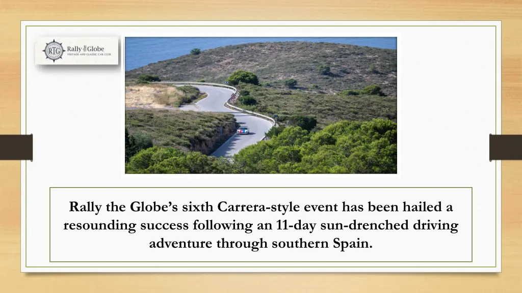 rally the globe s sixth carrera style event