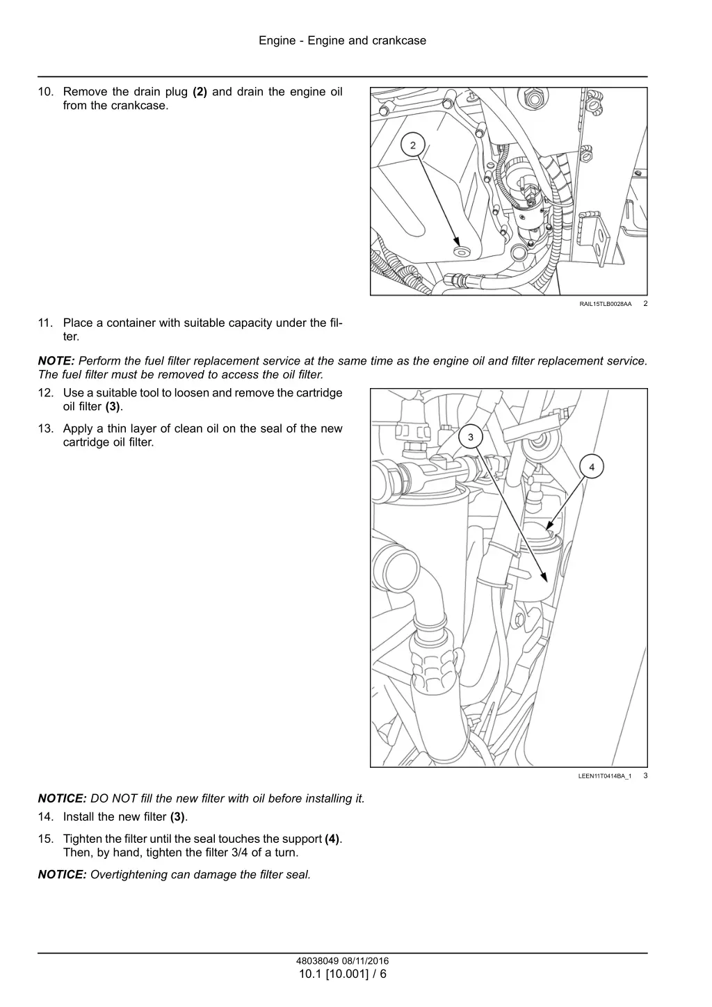 engine engine and crankcase 3