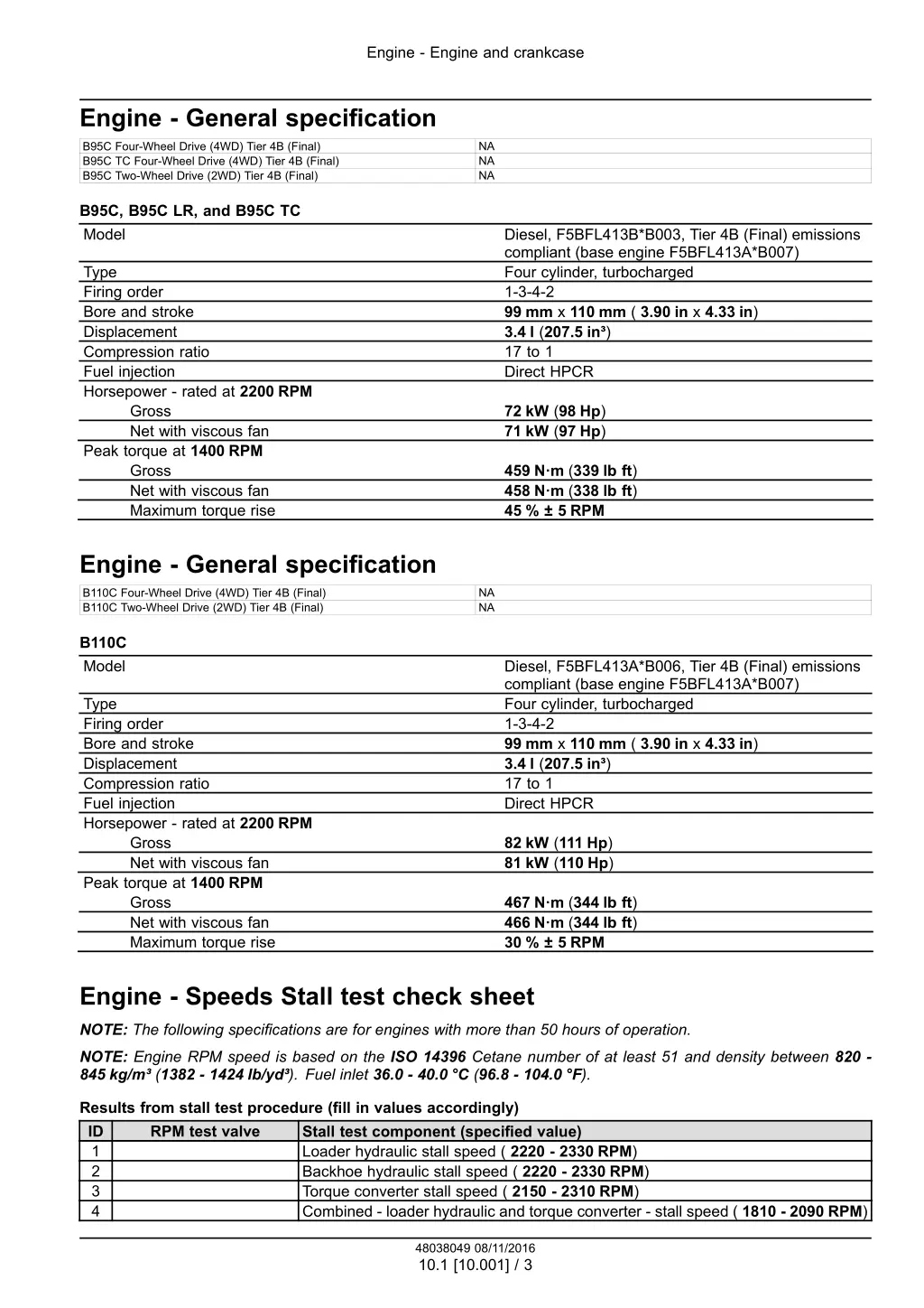 engine engine and crankcase
