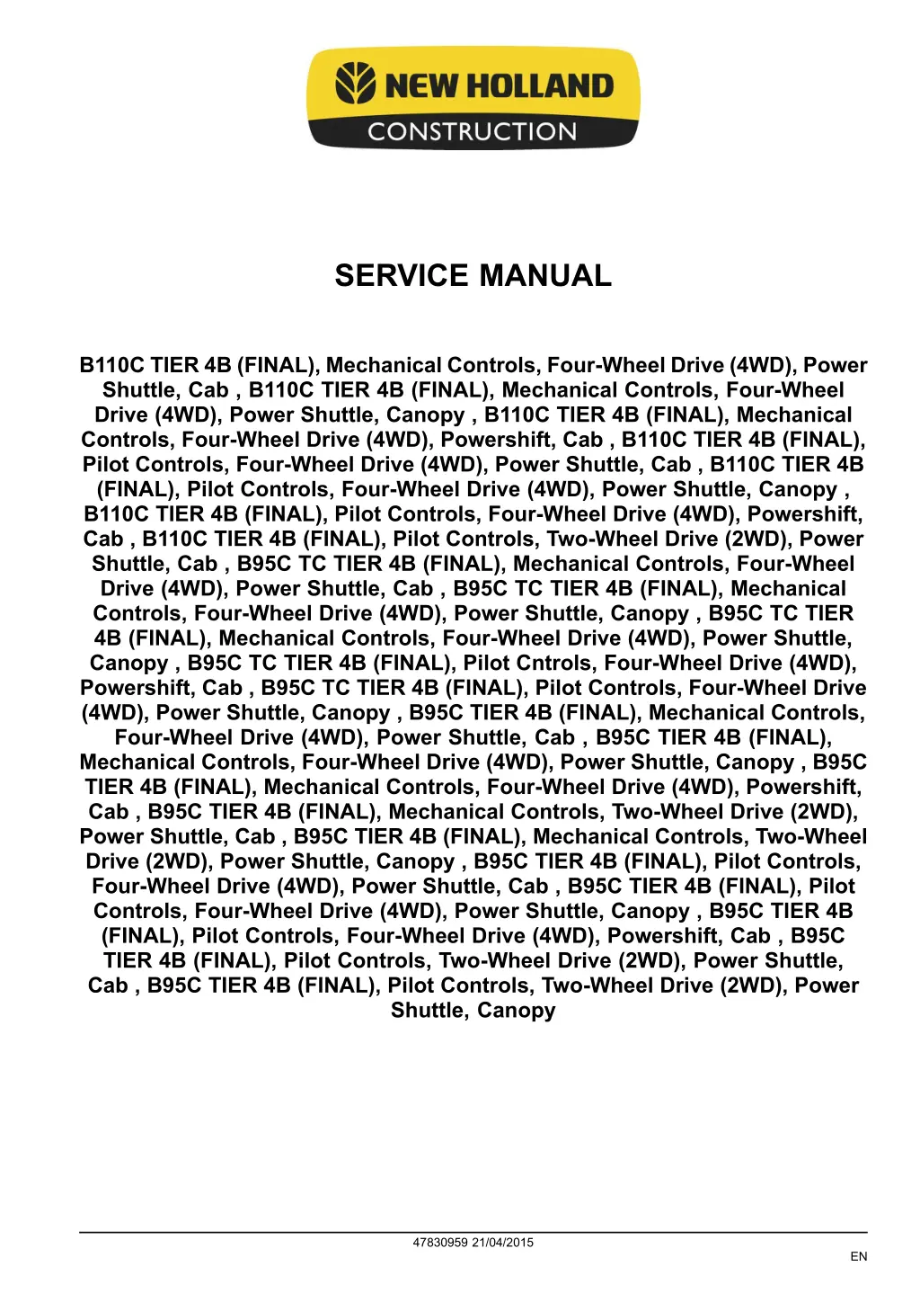 service manual 1
