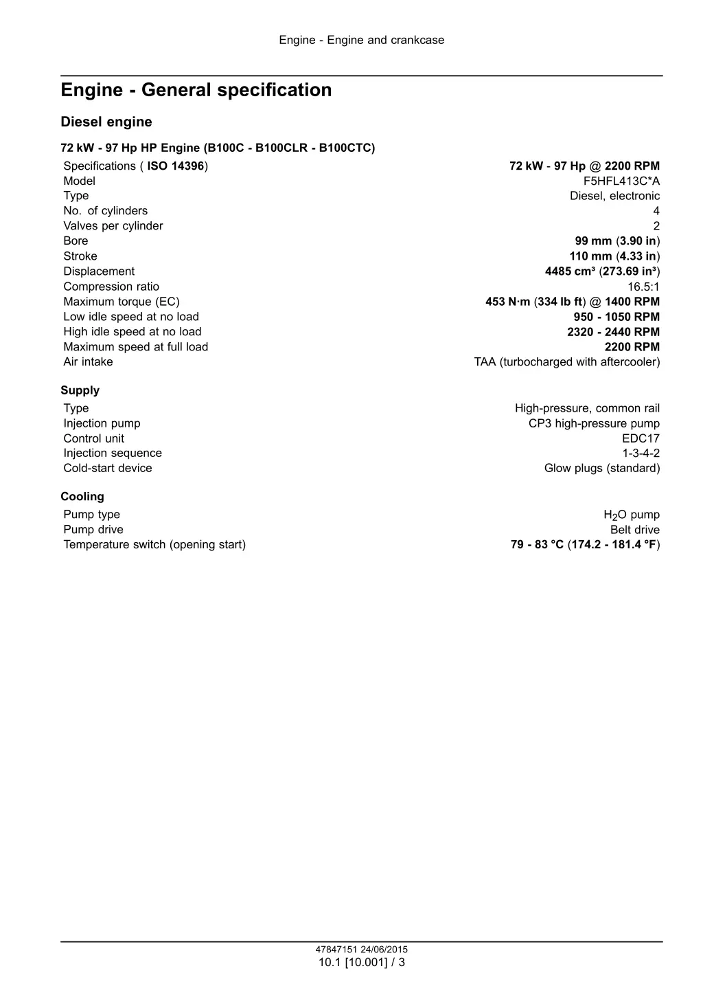 engine engine and crankcase