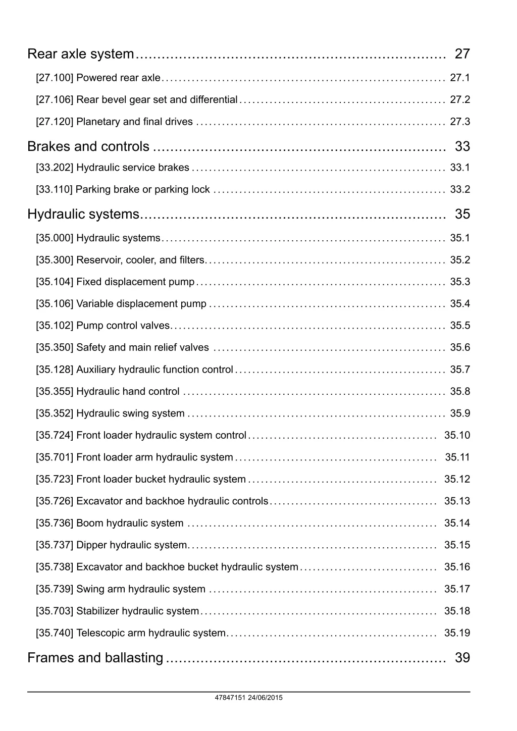 rear axle system 27