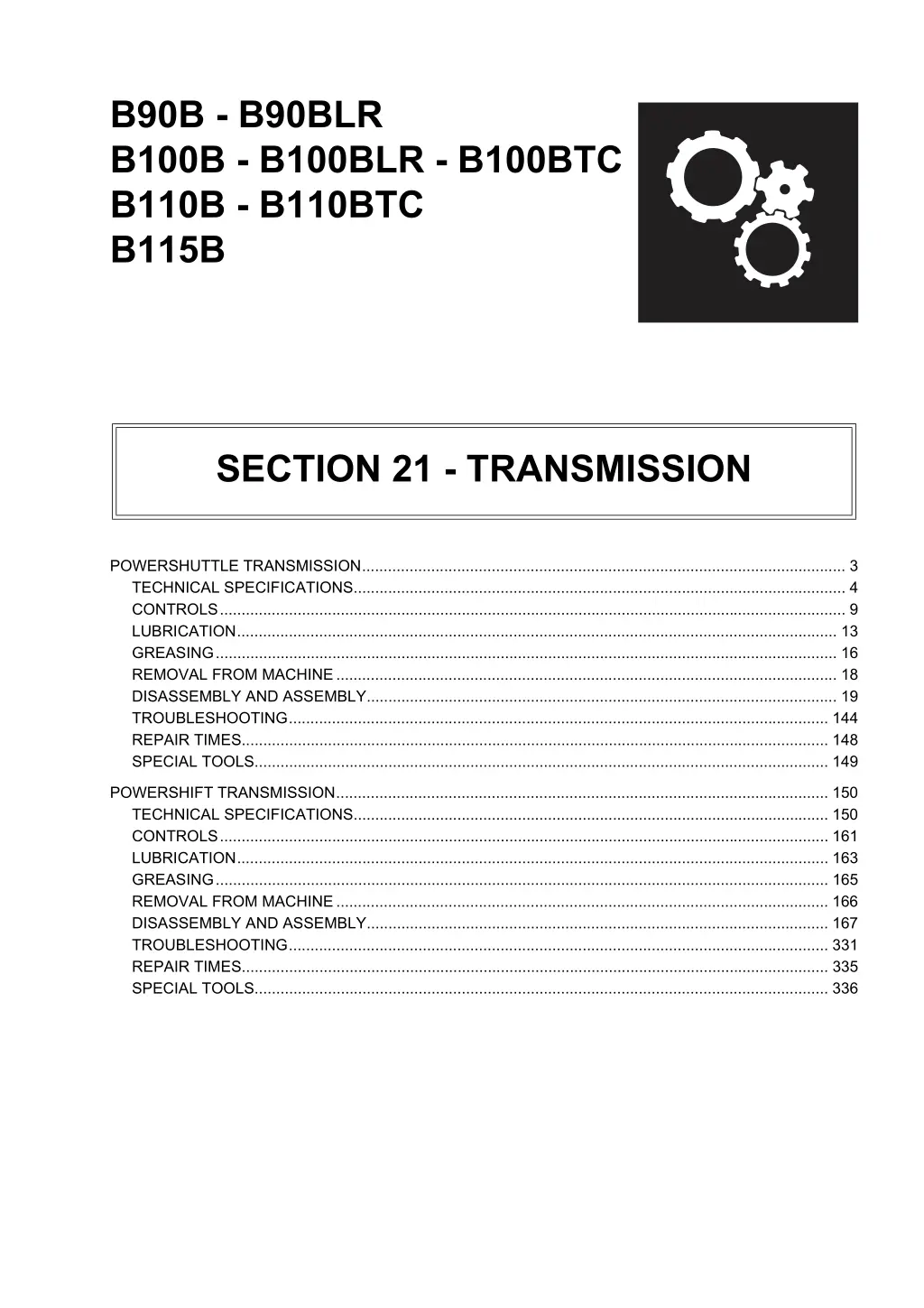 b90b b90blr b100b b100blr b100btc b110b b110btc 1