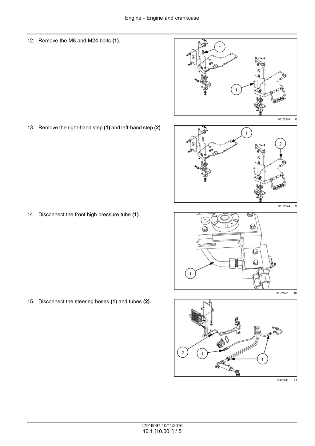engine engine and crankcase 2