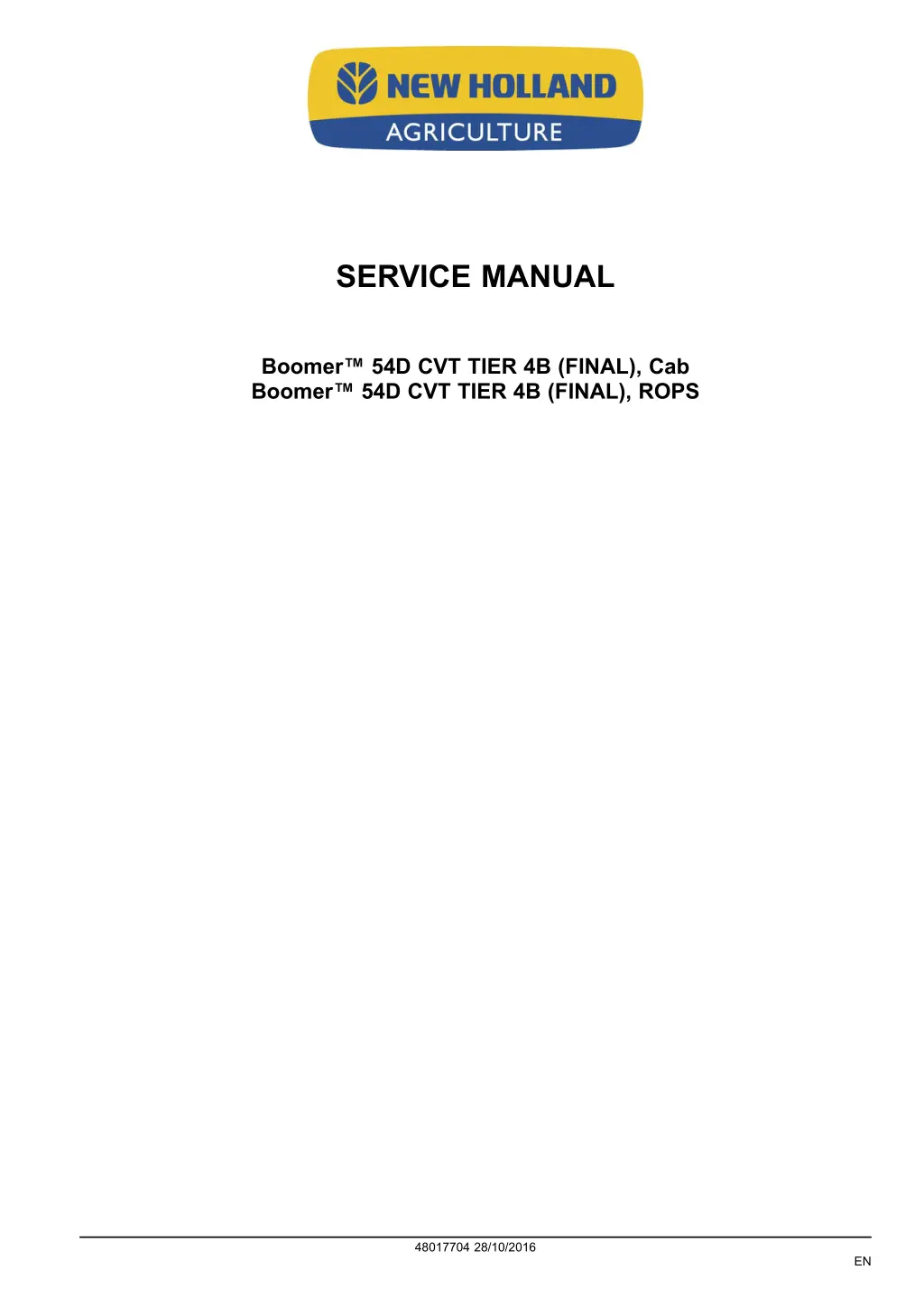service manual 1