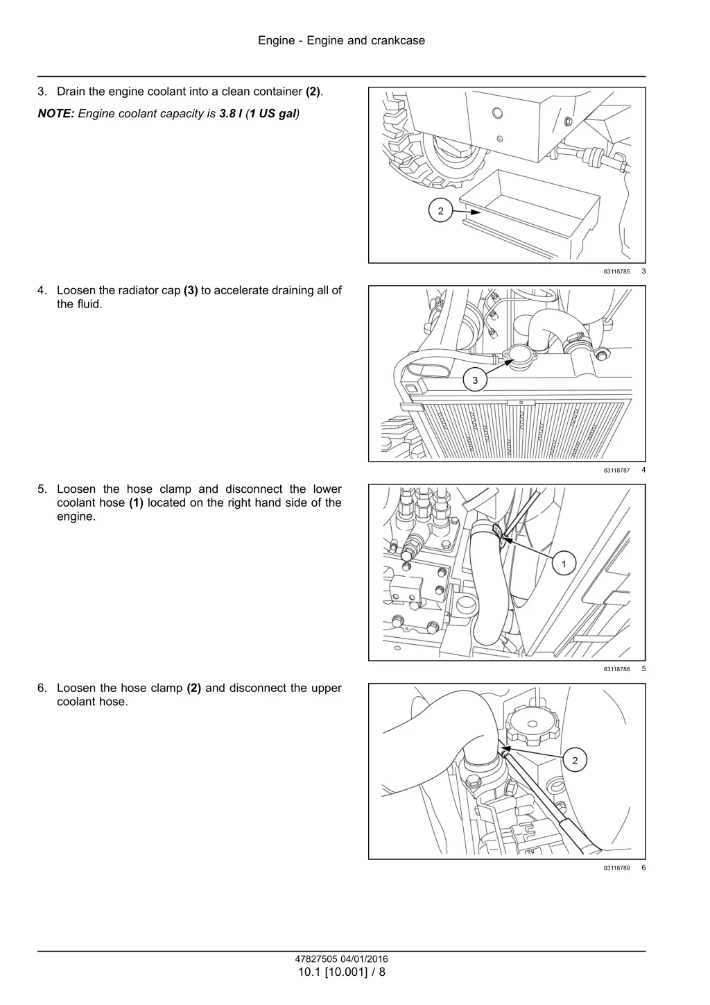 engine engine and crankcase 1