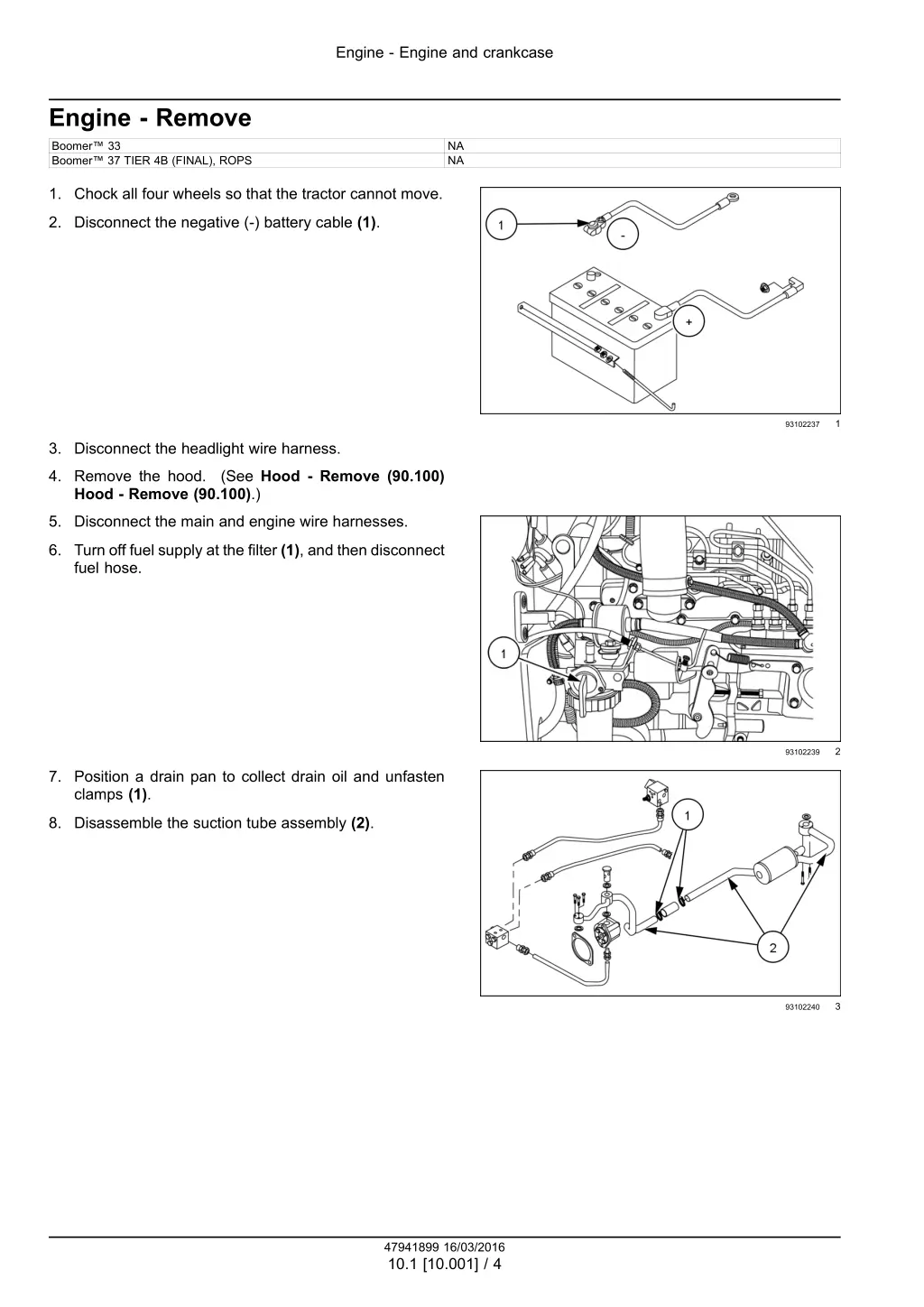 engine engine and crankcase 1