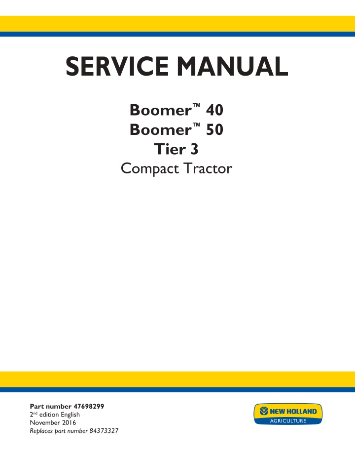 service manual