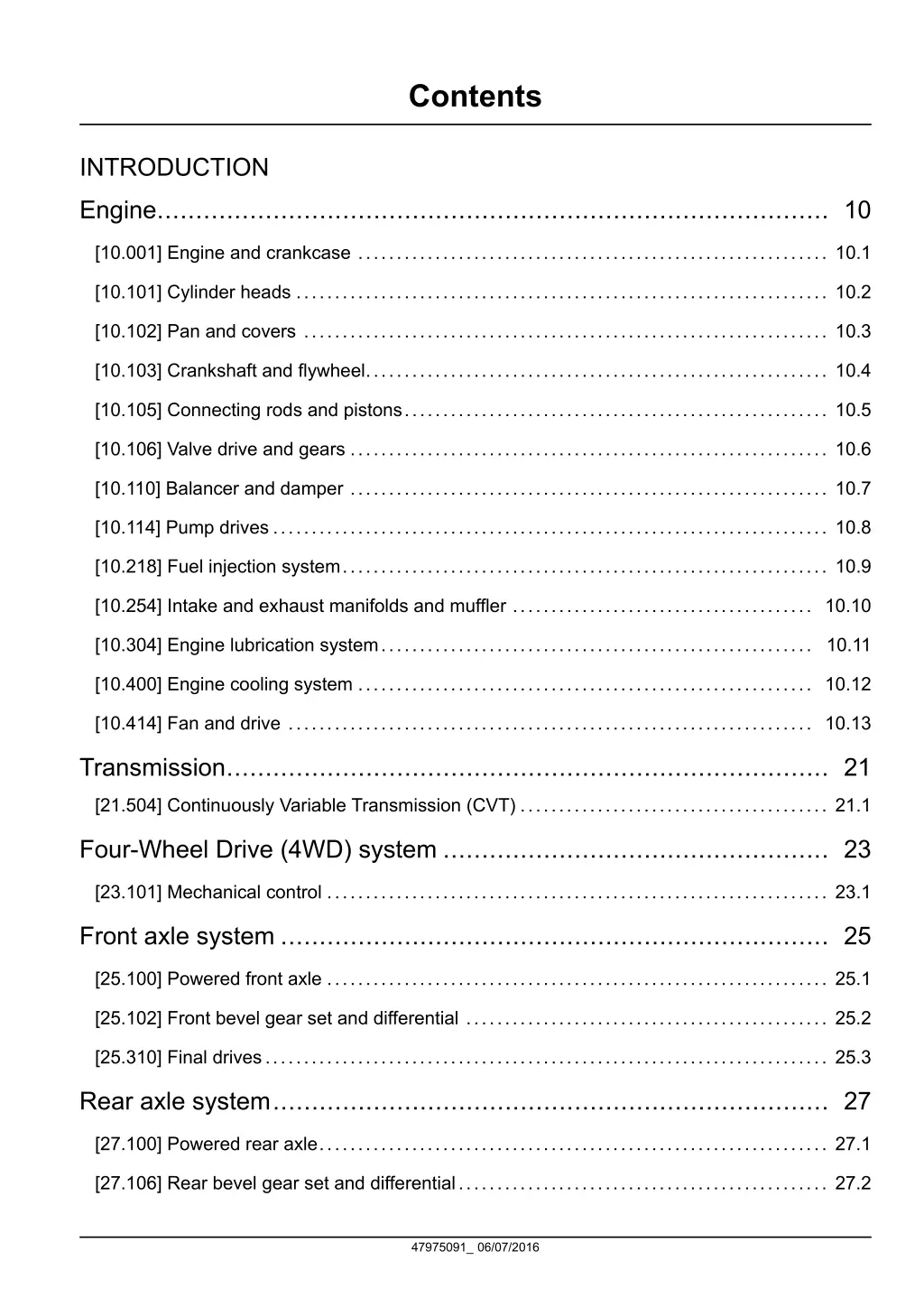 contents