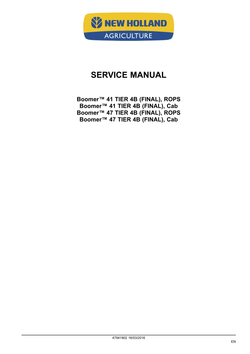 service manual 1