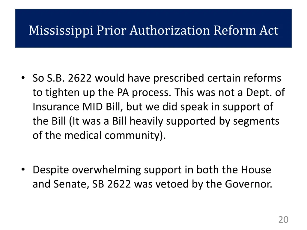 mississippi prior authorization reform act 3