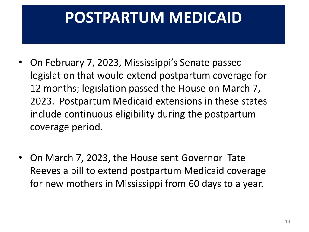 postpartum medicaid