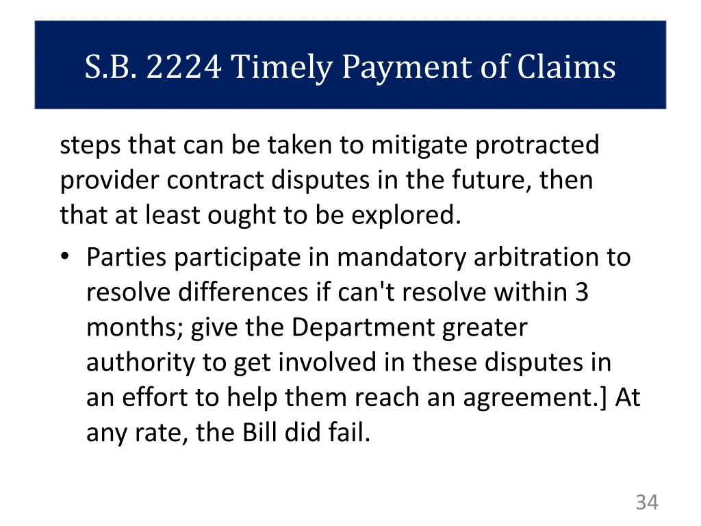 s b 2224 timely payment of claims 7