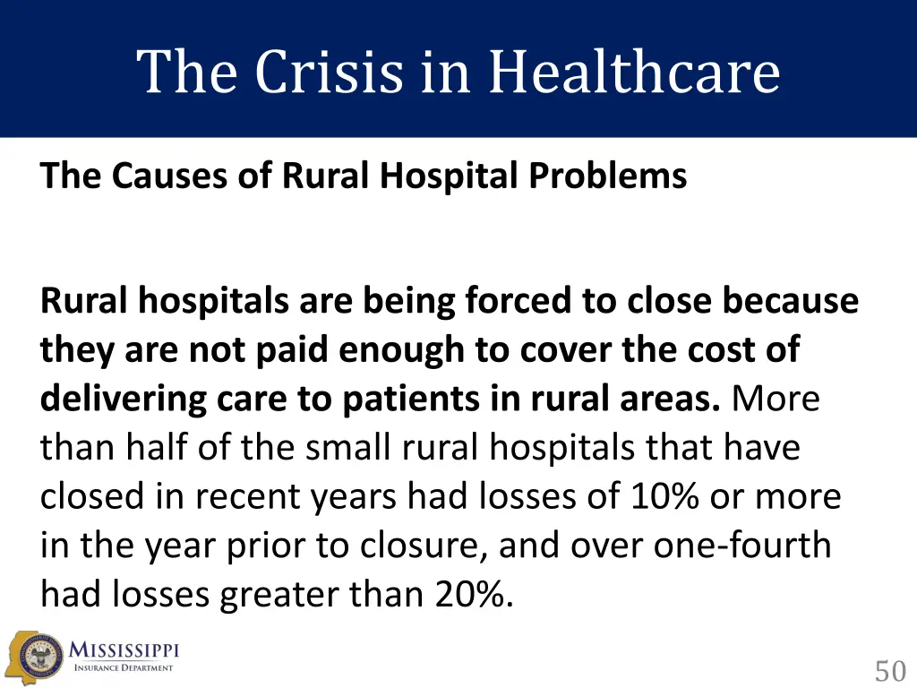 the crisis in healthcare 2