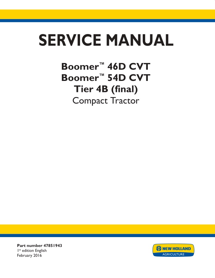 service manual