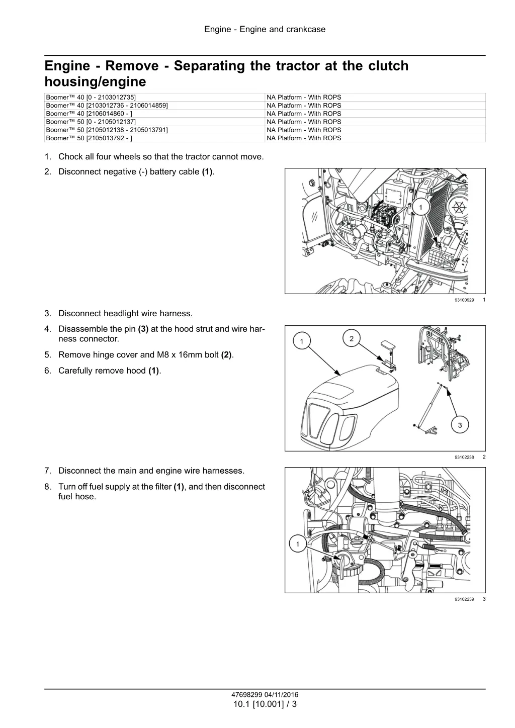 engine engine and crankcase