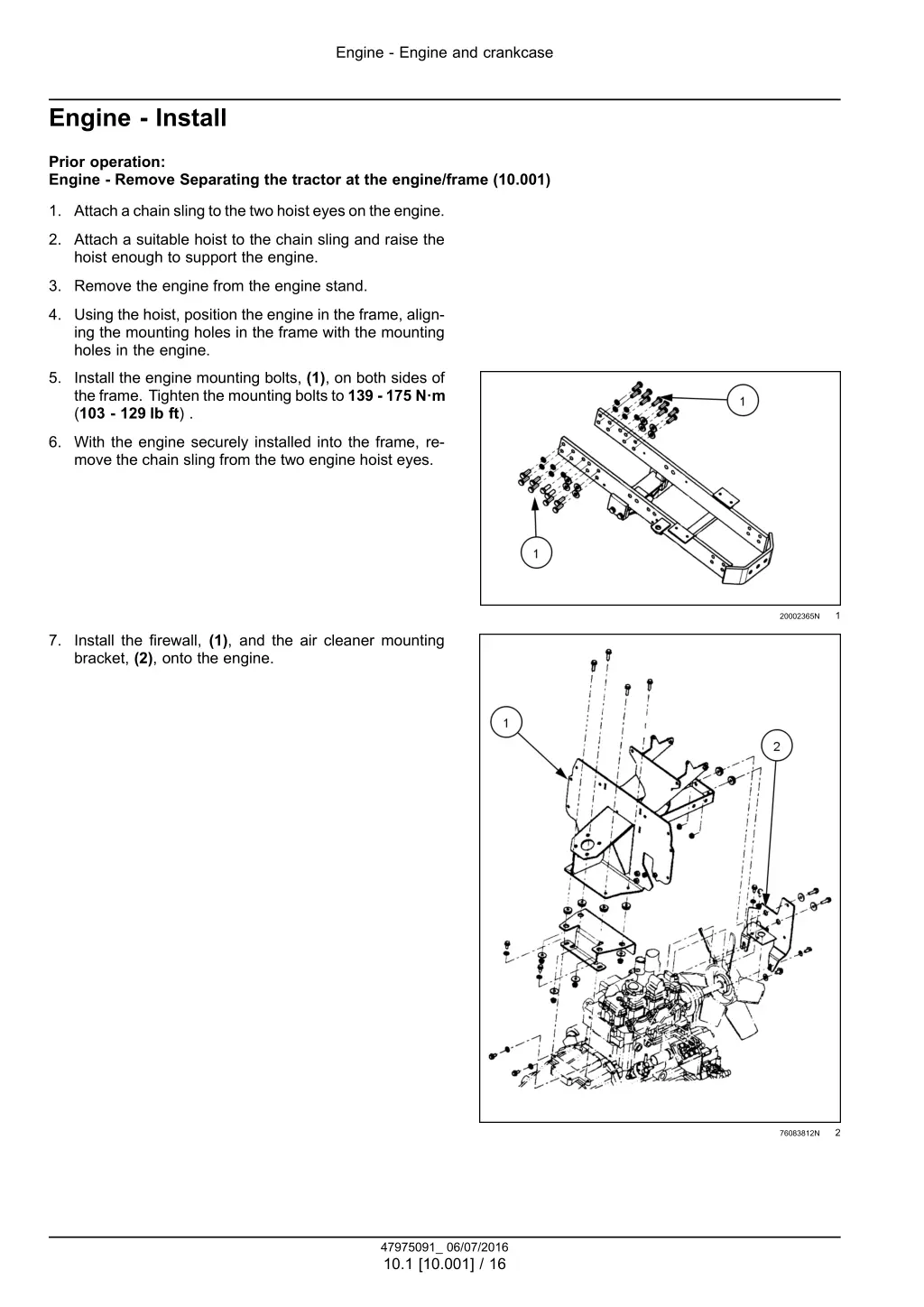 engine engine and crankcase 3