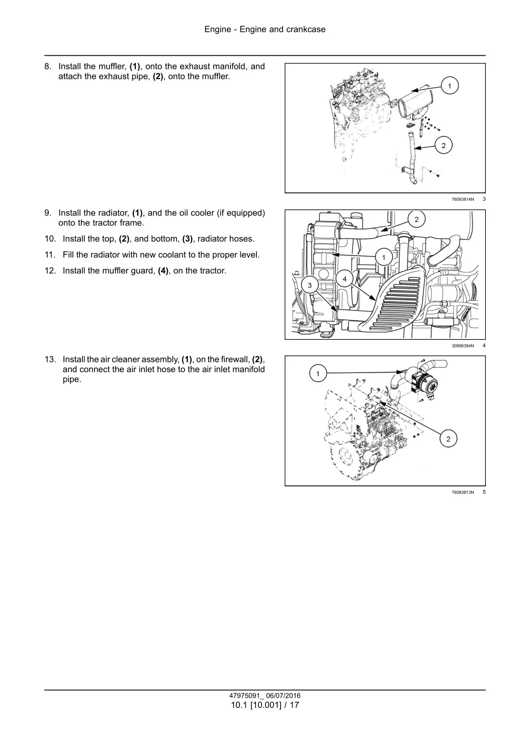 engine engine and crankcase 4