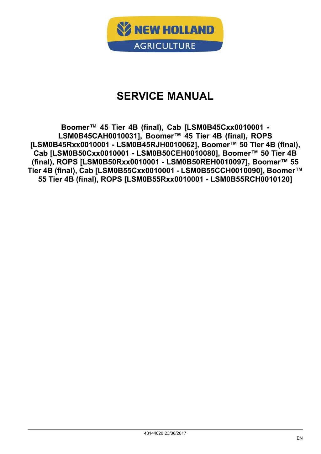 service manual 1