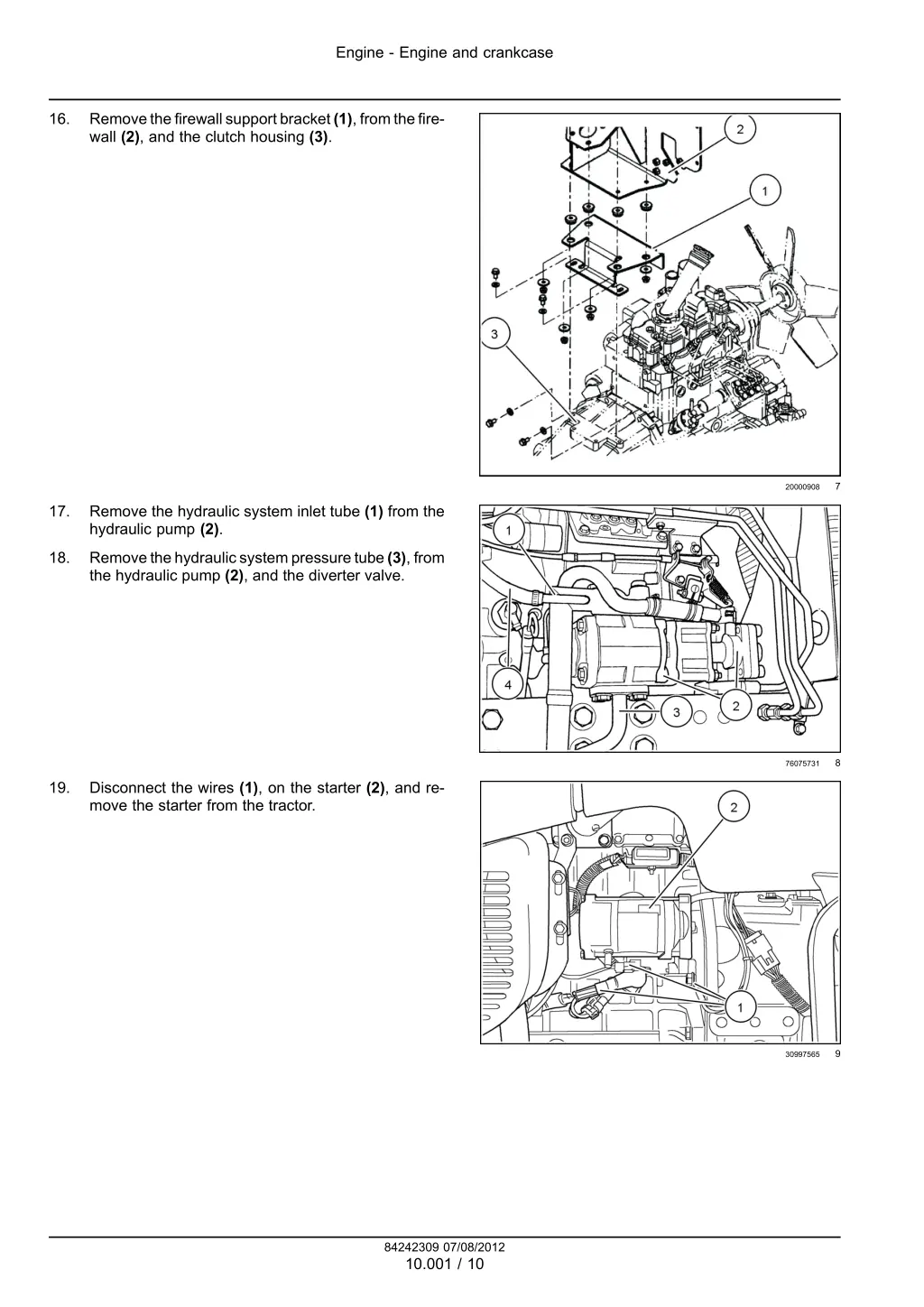 engine engine and crankcase 2
