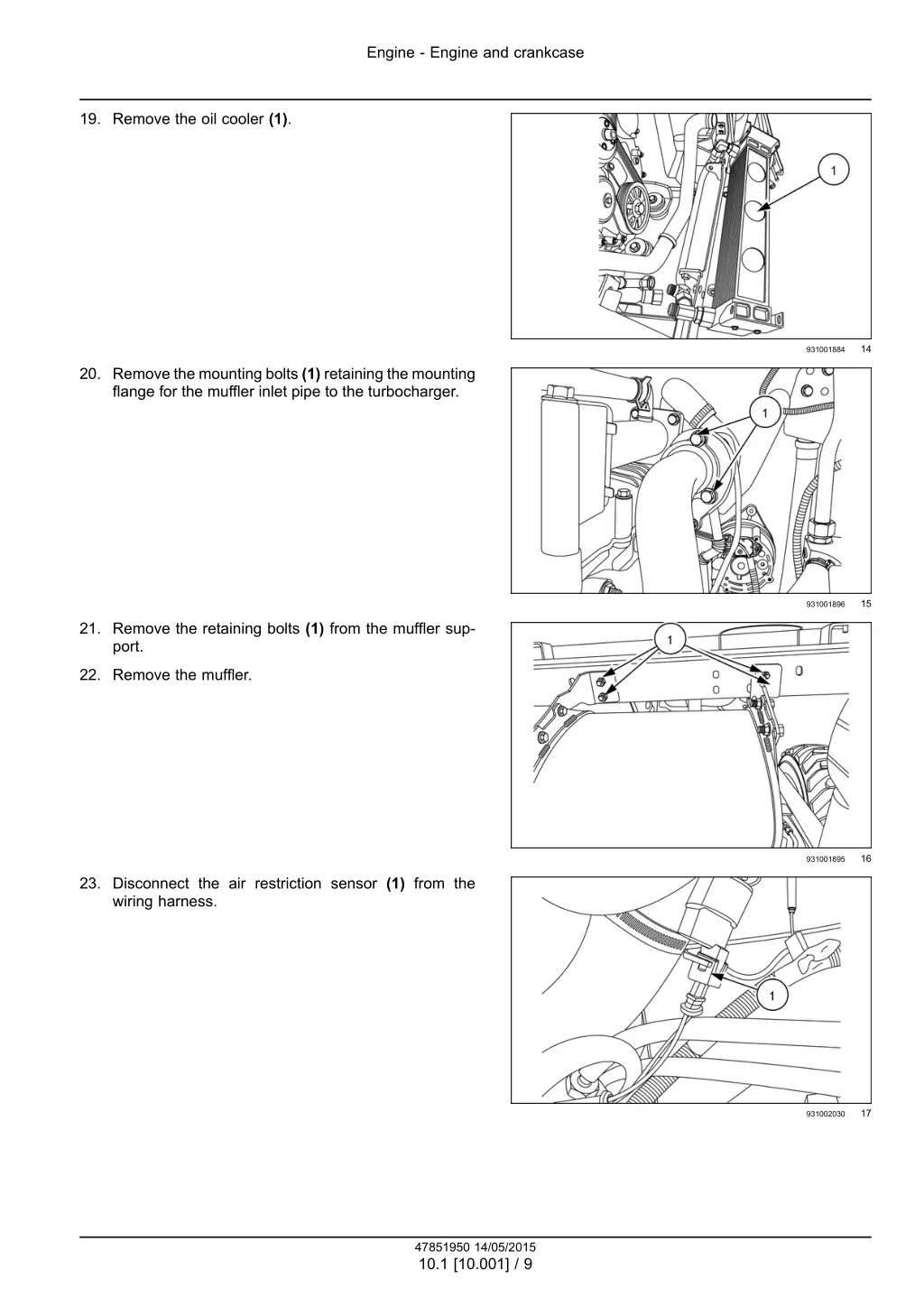 engine engine and crankcase 6