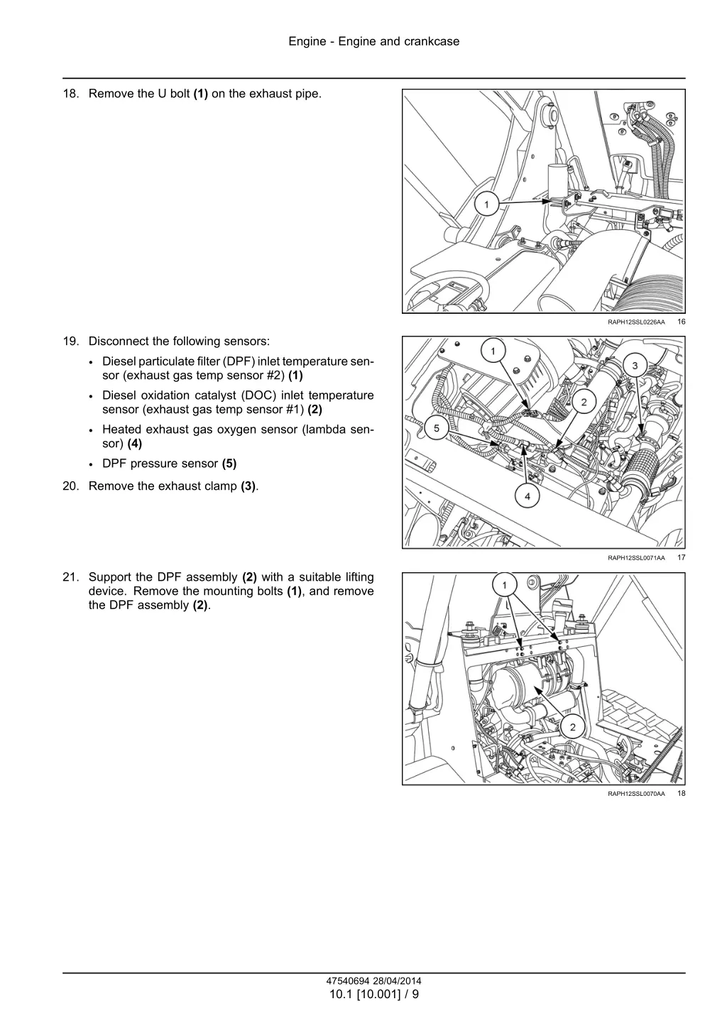 engine engine and crankcase 6