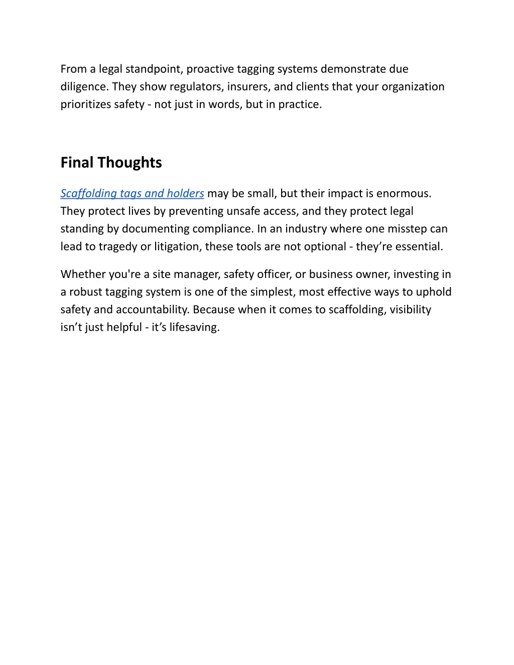 from a legal standpoint proactive tagging systems