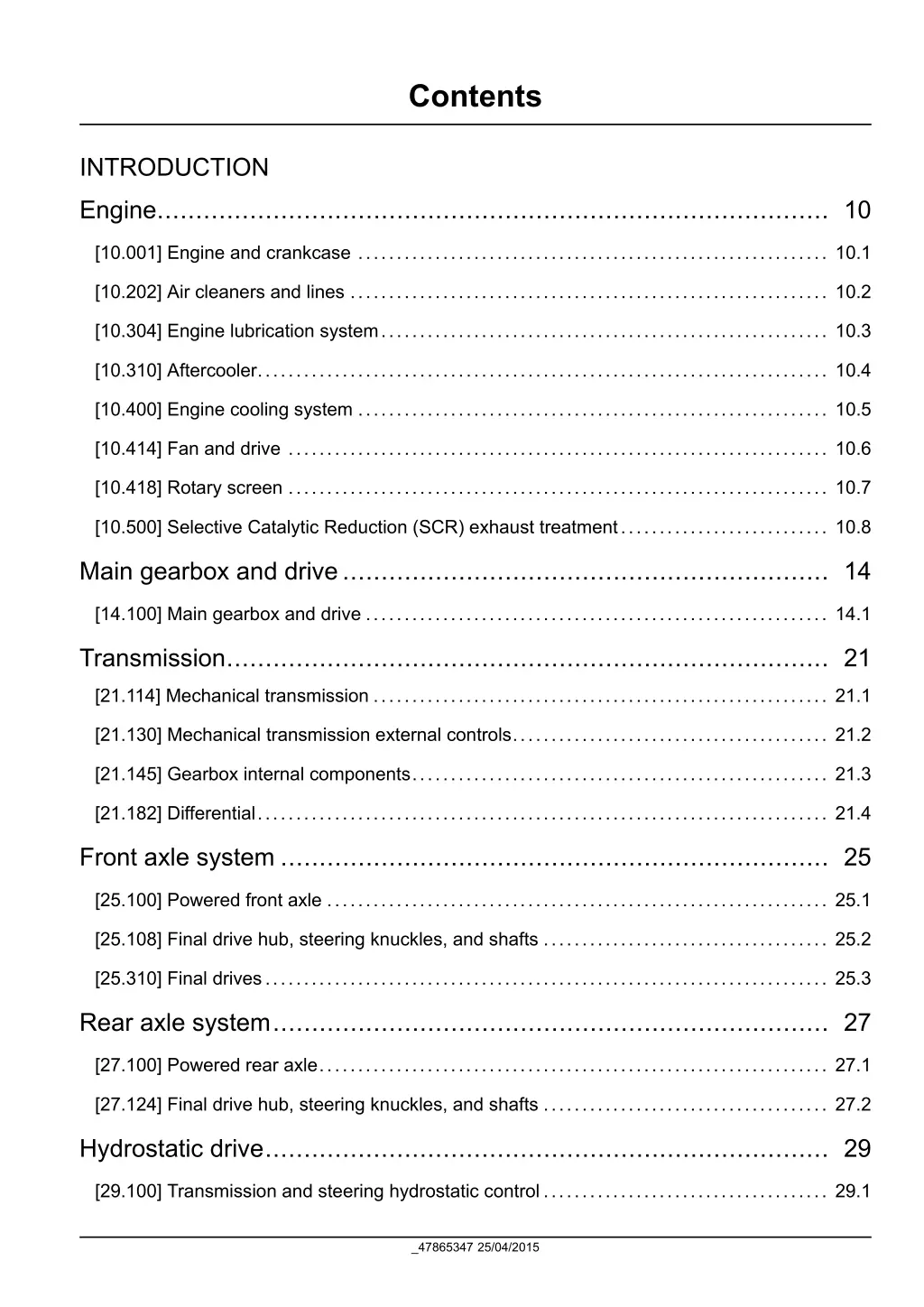 contents