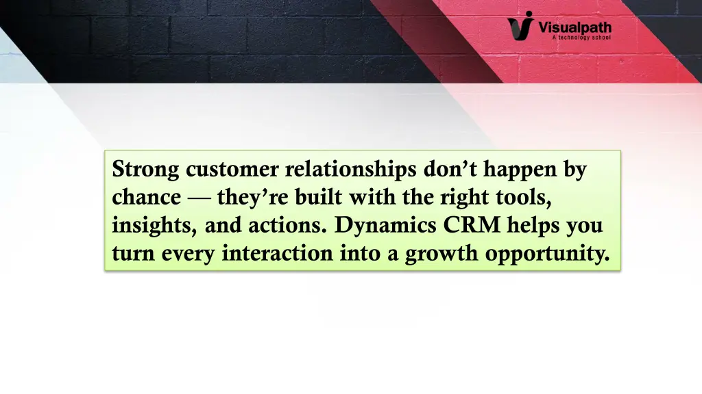 strong customer relationships don t happen