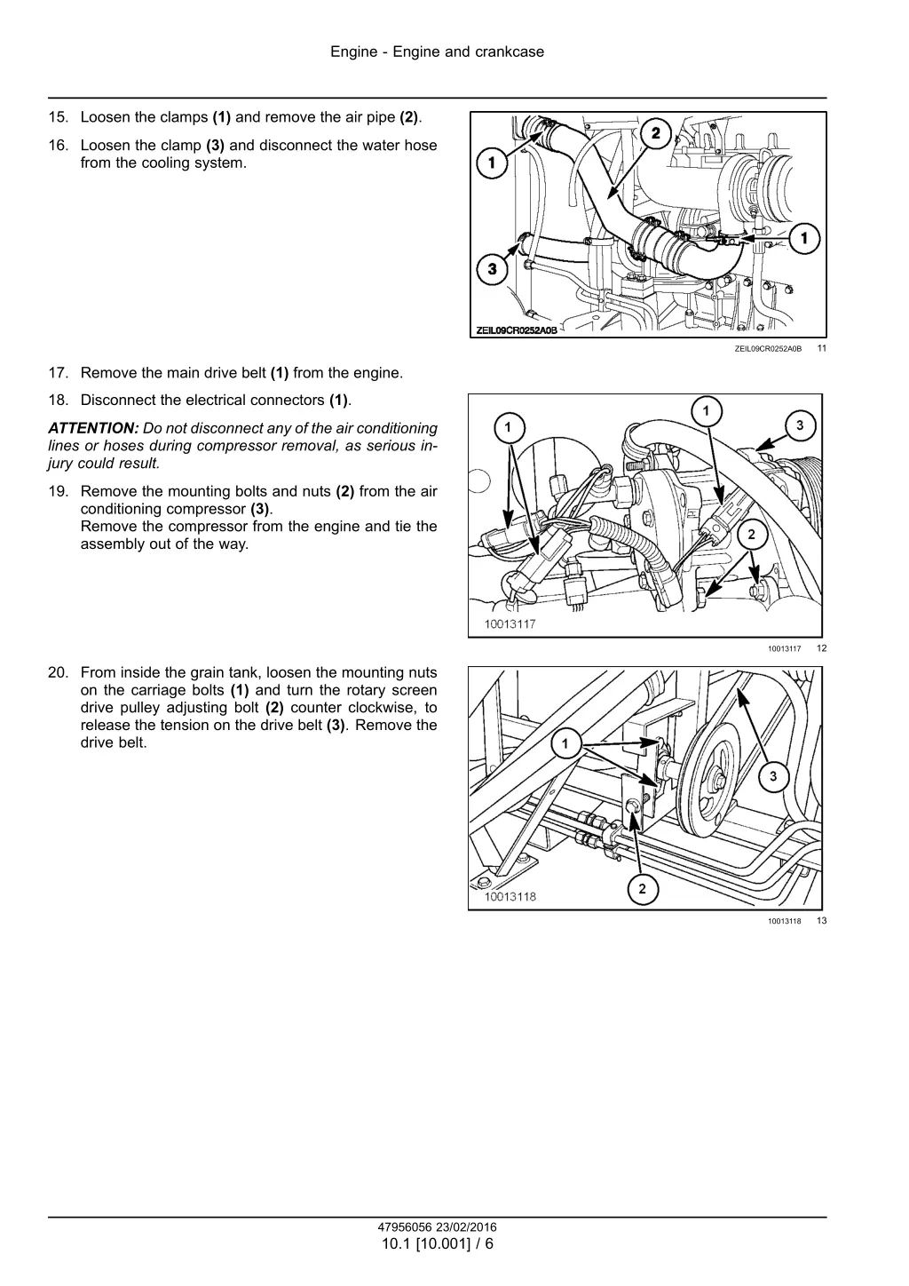 engine engine and crankcase 3
