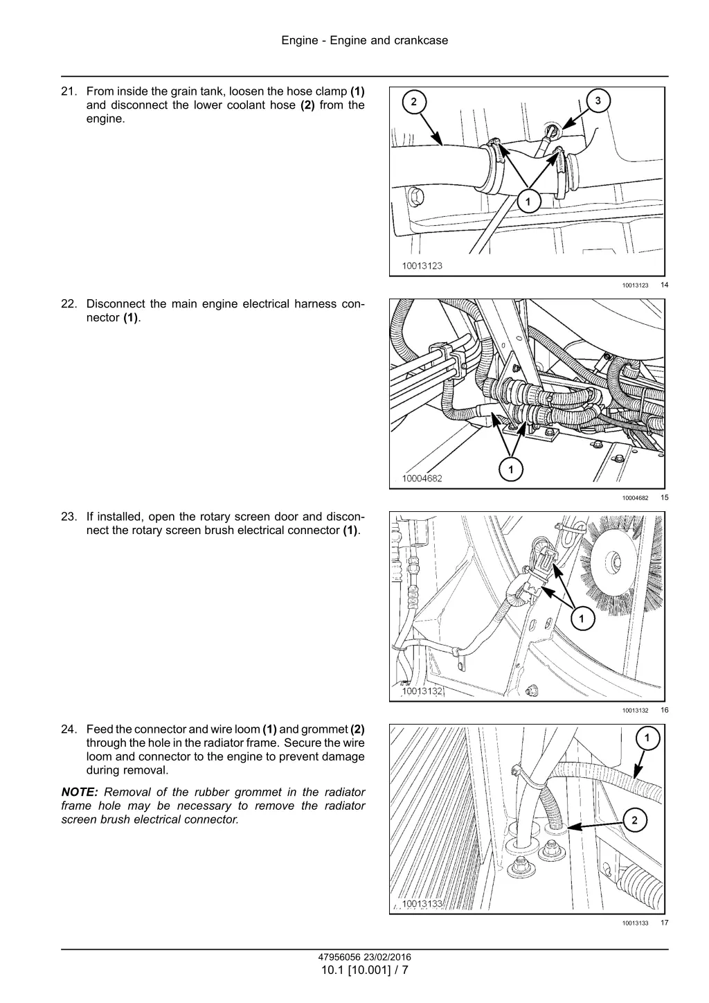 engine engine and crankcase 4
