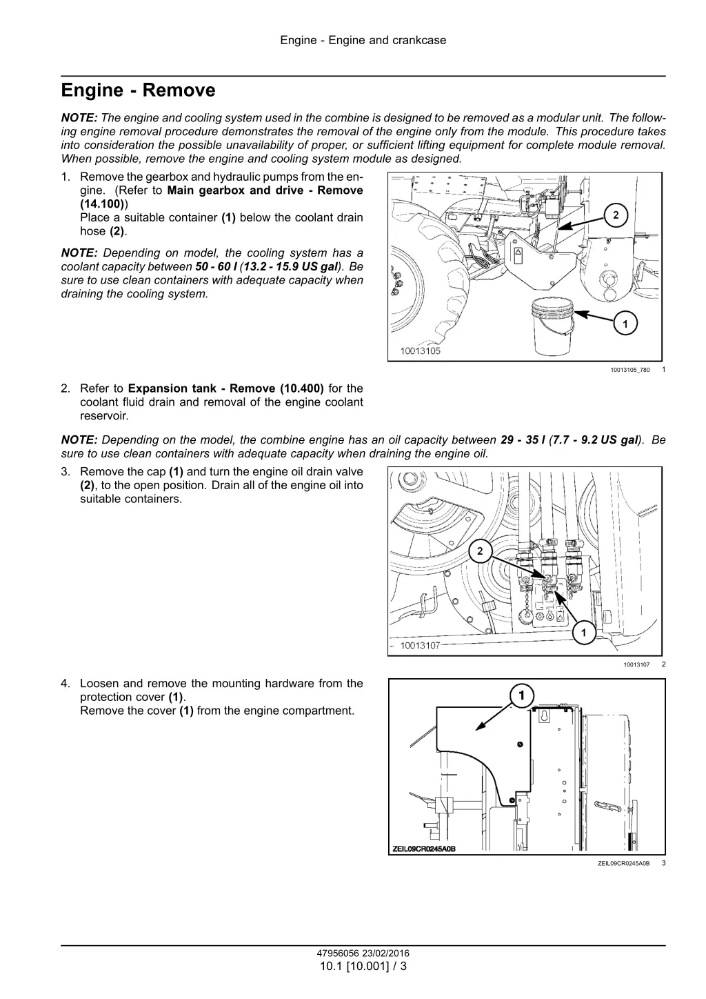 engine engine and crankcase