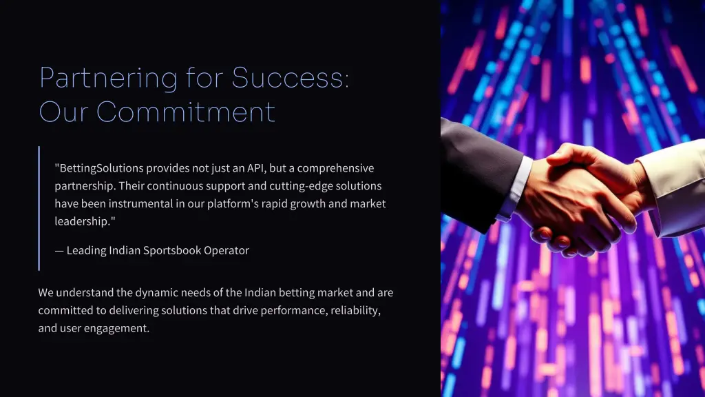 partnering for success our commitment