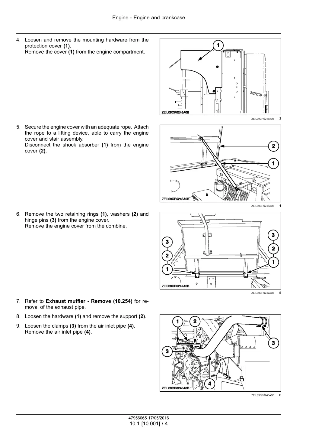 engine engine and crankcase 1