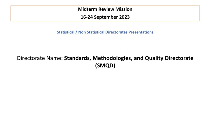 midterm review mission